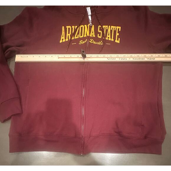 Arizona State Sun Devils zip up hoodie (2XL) - Picture 8 of 9